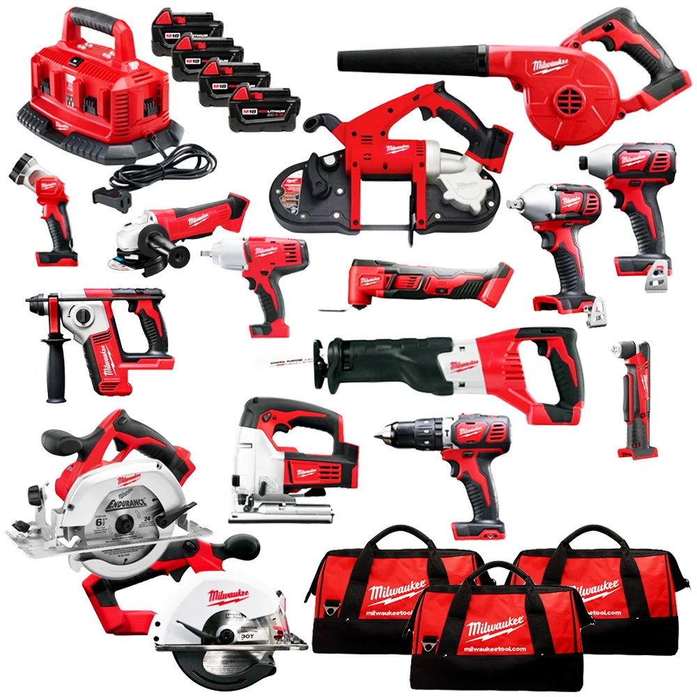 ALL  NEW AUTHENTIC Milwaukees 2695-15 M18 18V Cordless Lithium-Ion Combo Tools 555085