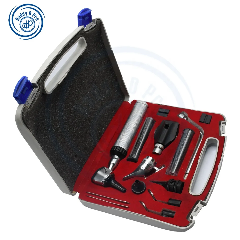 ENT Medical Diagnostic Sets Ophthalmoscope Otoscope ENT Diagnostic Sets Stainless Steel ENT Instruments Kit Reusable Ce Approved