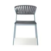 Avio Blue Frame - Graphite PVC Strap Seat