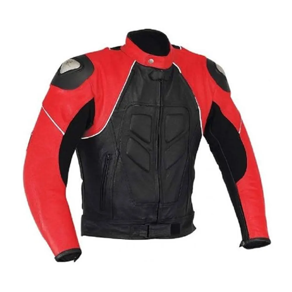 Moto Motorcycle with CE Armor Protection Biker Riding Jacket 2023 Customized Motorbike Genuine Leather Men Black High Quality