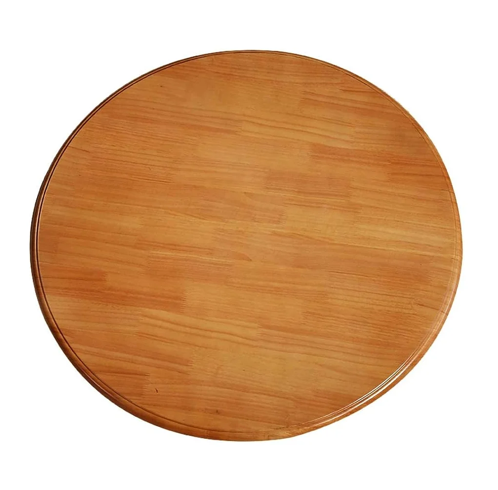 Wood Rotating Storage Combined Lazy Susan With Round Kitchen Rack