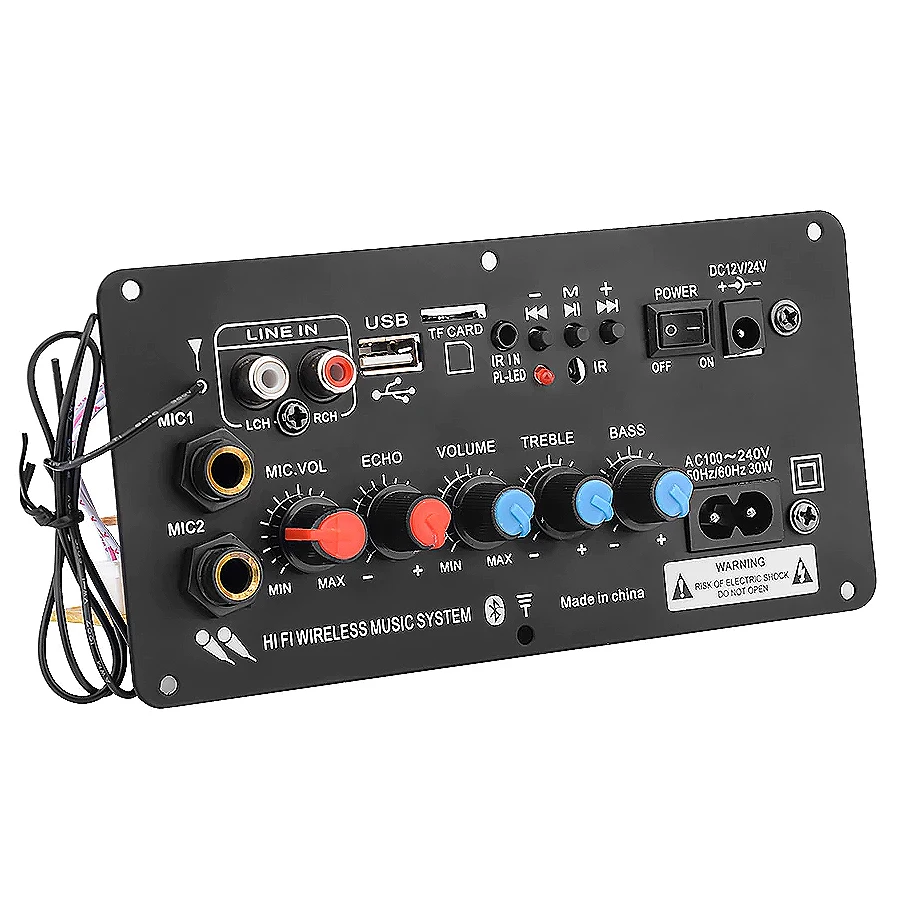 Digital Stereo Amplifier Board Ac 220v 12v 24v Subwoofer - Buy Digital