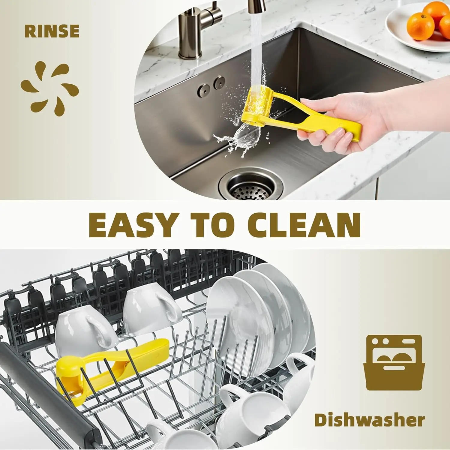 Easy to Clean & Dishwasher Safe