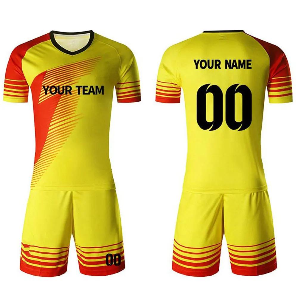 High Quality Sublimation Plain Soccer Uniform Custom Sublimation Soccer ...