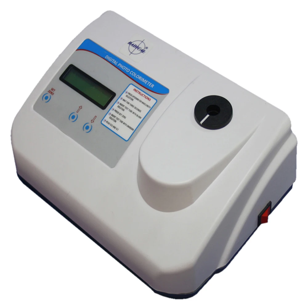 Digital Photo Colorimeter Model Rspc9 Testing Metal Laboratory Electronic Tester Measurement