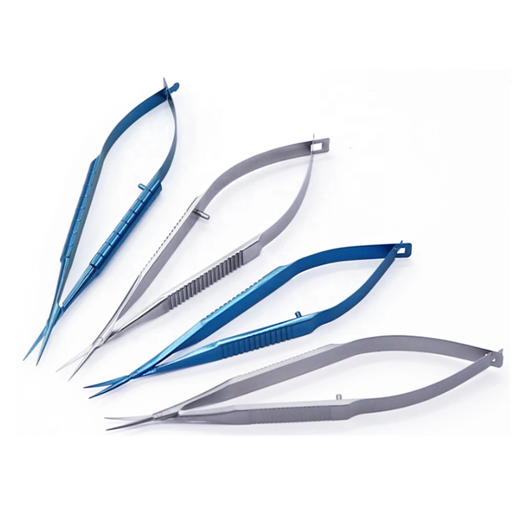 Titanium Alloy 18cm Microsurgical Scissors Capsulotomy Vannas Scissor ...