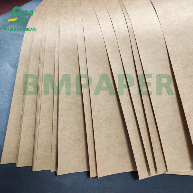 Brown Unglazed Uncoated Matte Surface 70g 80g Natural Sack Kraft Paper
