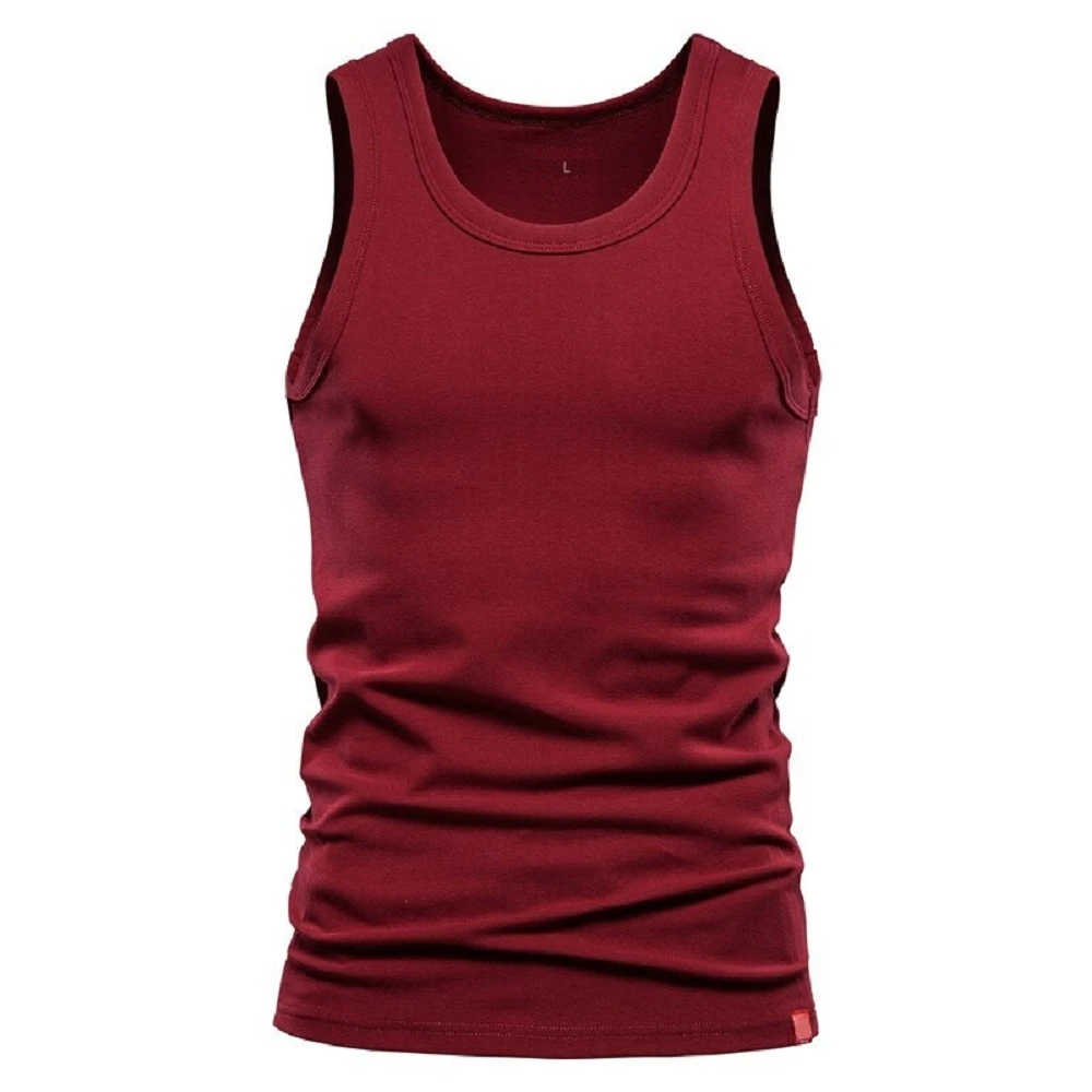 Mens 2024 Classic Plain Cotton Singlet 2023 Wholesale Tank Tops ...