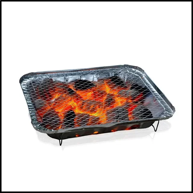 Camping Portable Bbq Set Instant Grill Mini Disposable Charcoal Grill