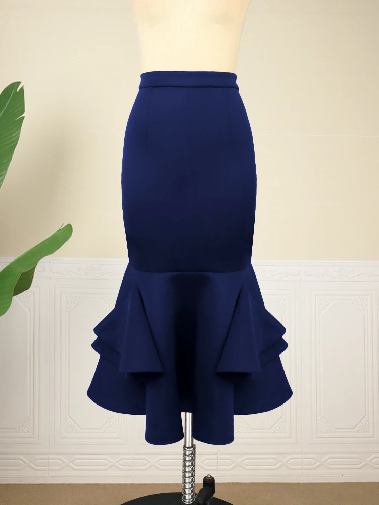 Shop Elegant Slim Ruffle Women's Mermaid Skirts Factory