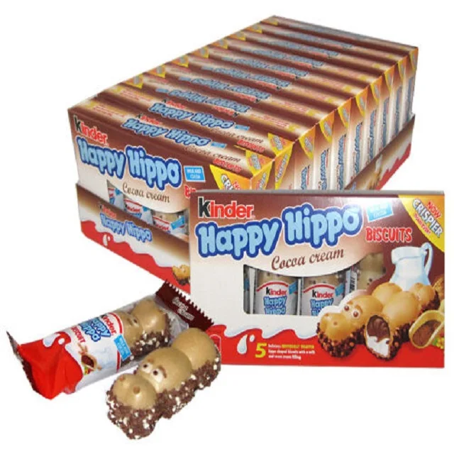 Kinder Happy Hippo Wafer Shaped With A Double Cream Filling 5 Units Buy Kinder Happy Hippo 2617