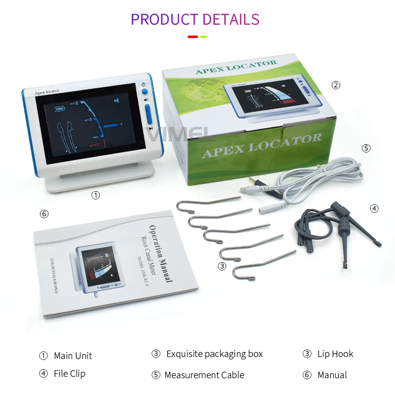 Localisateur Apical électronique Micropex Pro - Pour Endodontie, Dentisterie, USB, Neuf