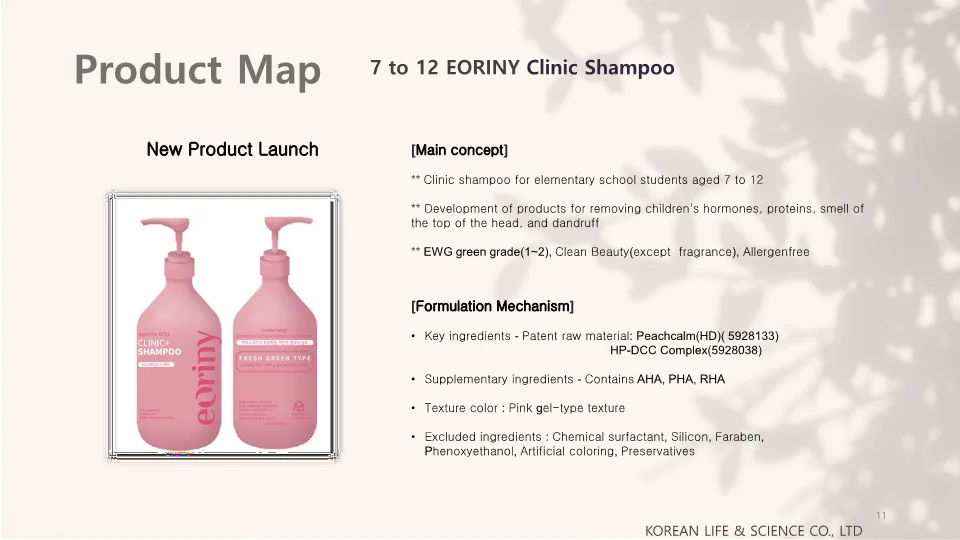 [eoriny] Non Chemical Surfactant Shampoo Elementary School Children