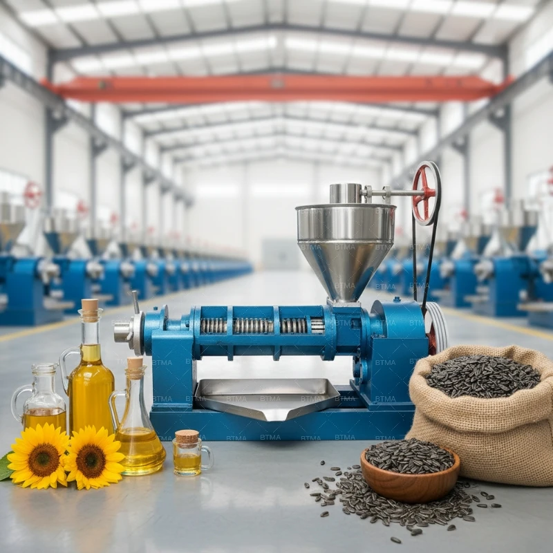 ZX-130 Oil Press for Bulk Oil Processing in Agro-Industrial Use