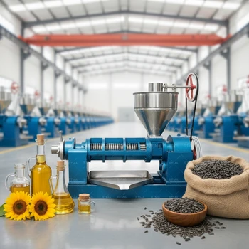 ZX-130 Oil Press for Bulk Oil Processing in Agro-Industrial Use