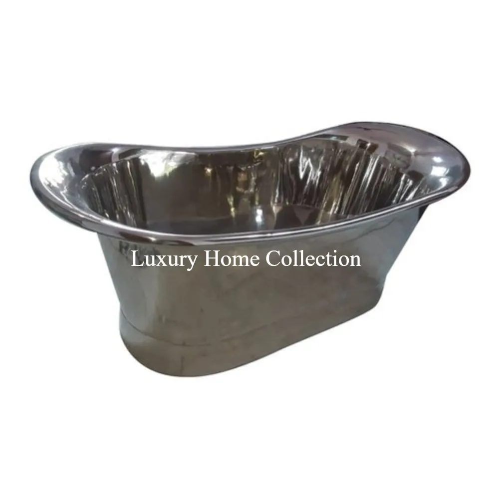 Copper Made Silver Shiny Mirror Polished for Kids Bathing Ware Bath Tubs Bathroom Accessories Supplies From Indian Manufacturer