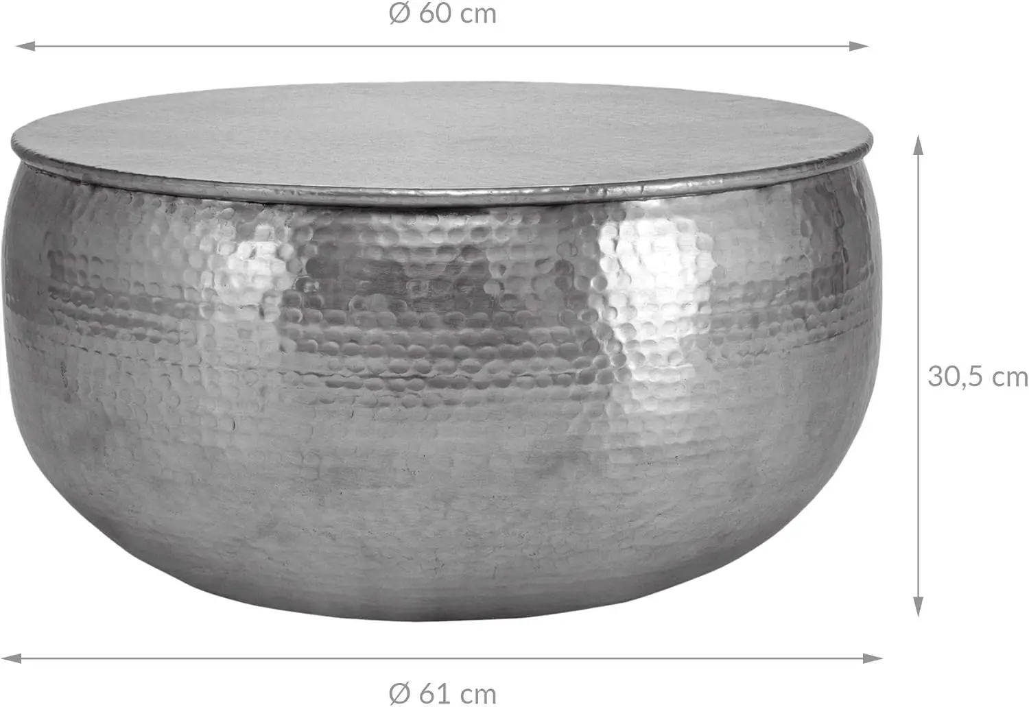 Aluminium Gold Moroccan Coffee Table Handwork by Artisan of India for Living Room,Bedroom & Decor