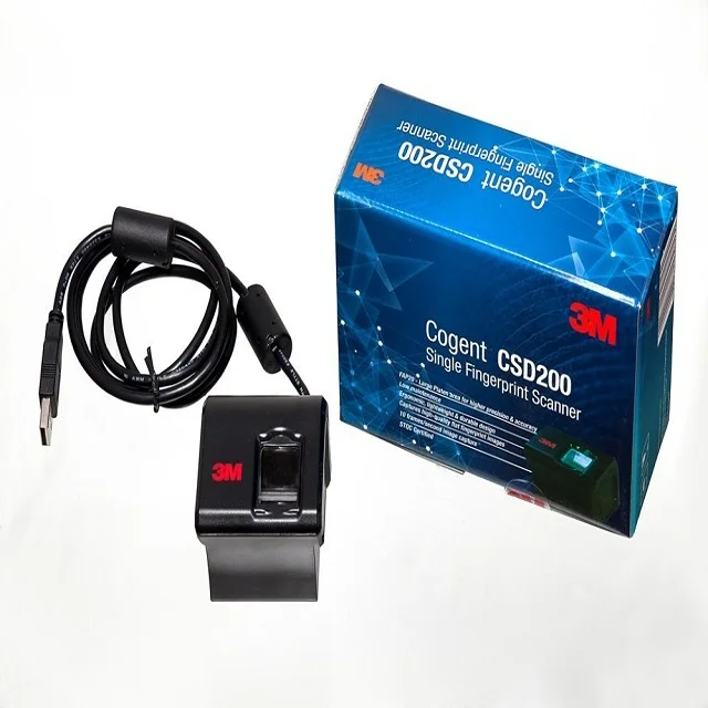 Portable USB Biometric Fingerprint Scanner for Computer Login Supports Export Data With Software