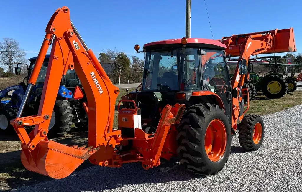 Used Kubota L3240 Tractor With La724 Front Loader And Backhoe Loader
