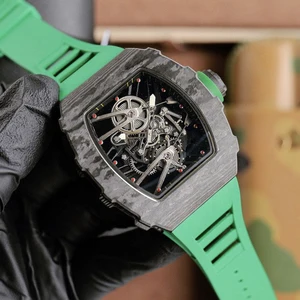 High-quality Classic Fashion Trendy Men's Mechanical Watch Rubber Strap Imported Movement Automatic Movement Luxury Brand Watch