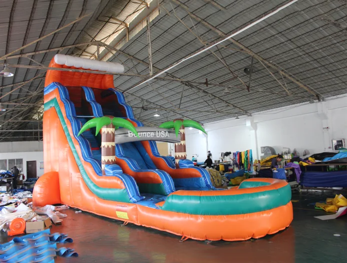 Commercial Outdoor PVC Adult Bounce House and Water Slide Outdoor Party Rental Equipment-Jumping Castle Inflatable manufacture