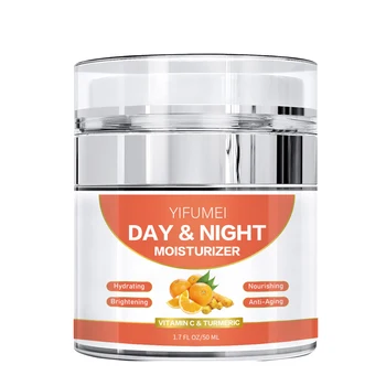Best Day Night Moisturizing Brightening Lightening Hyperpigmentation Acne Anti Aging Whitening Tumeric Vitamin C Face Cream