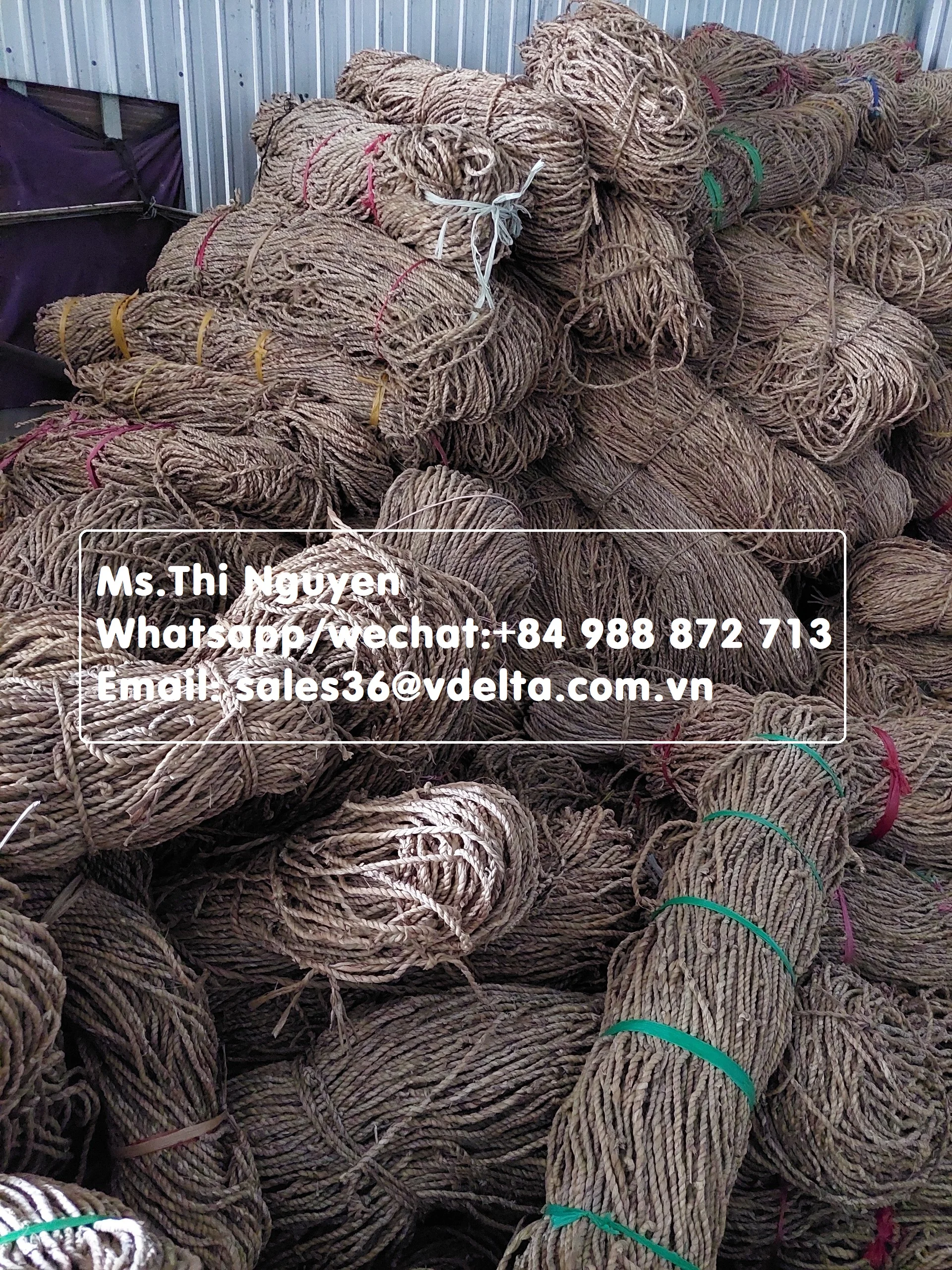 Made In Vietnam Water Hyacinth Triad Rope Water Hyacinth Twisted And Placemat For Furniture 9053