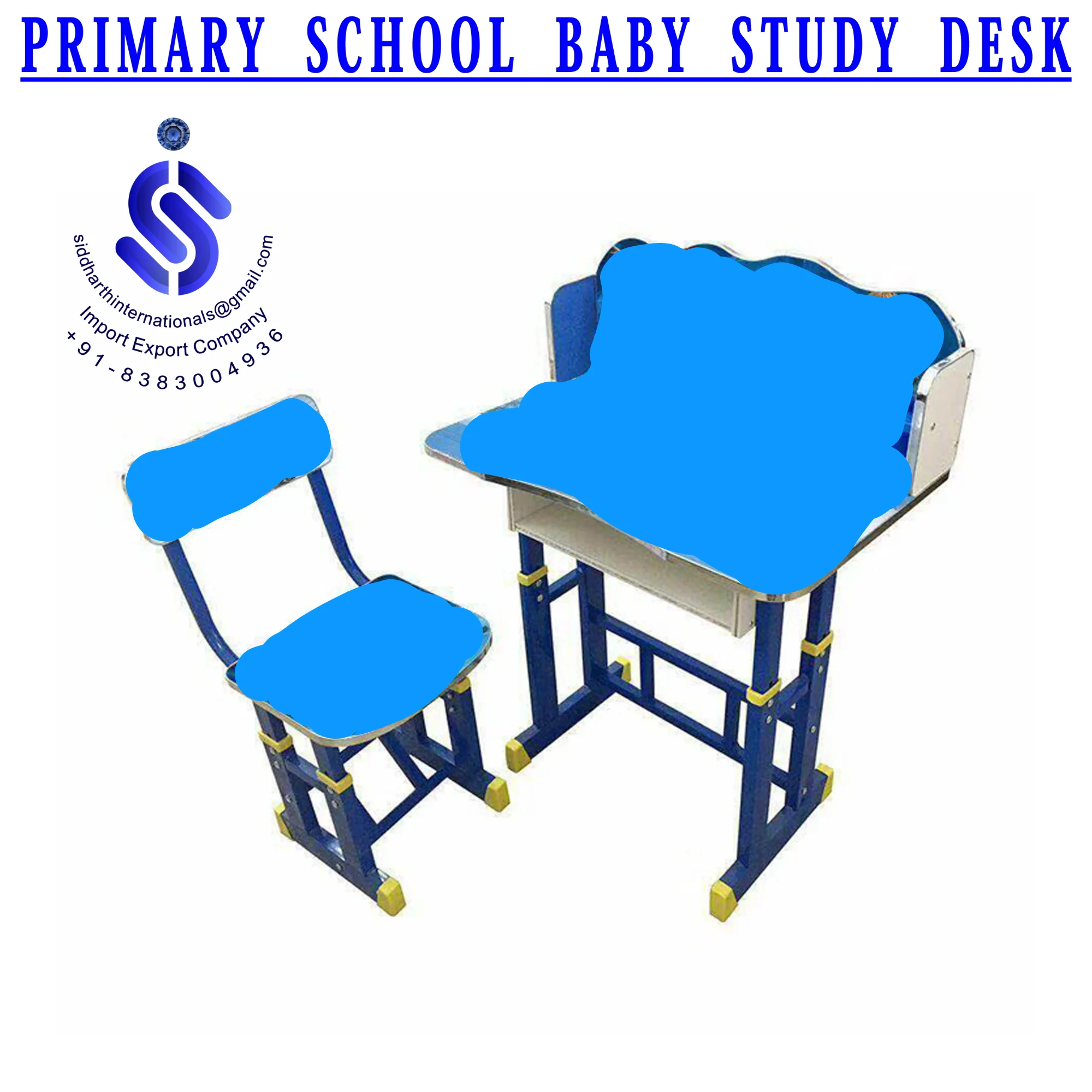 Super Premium Quality Wooden Baby Study Table Chair Set With Latest