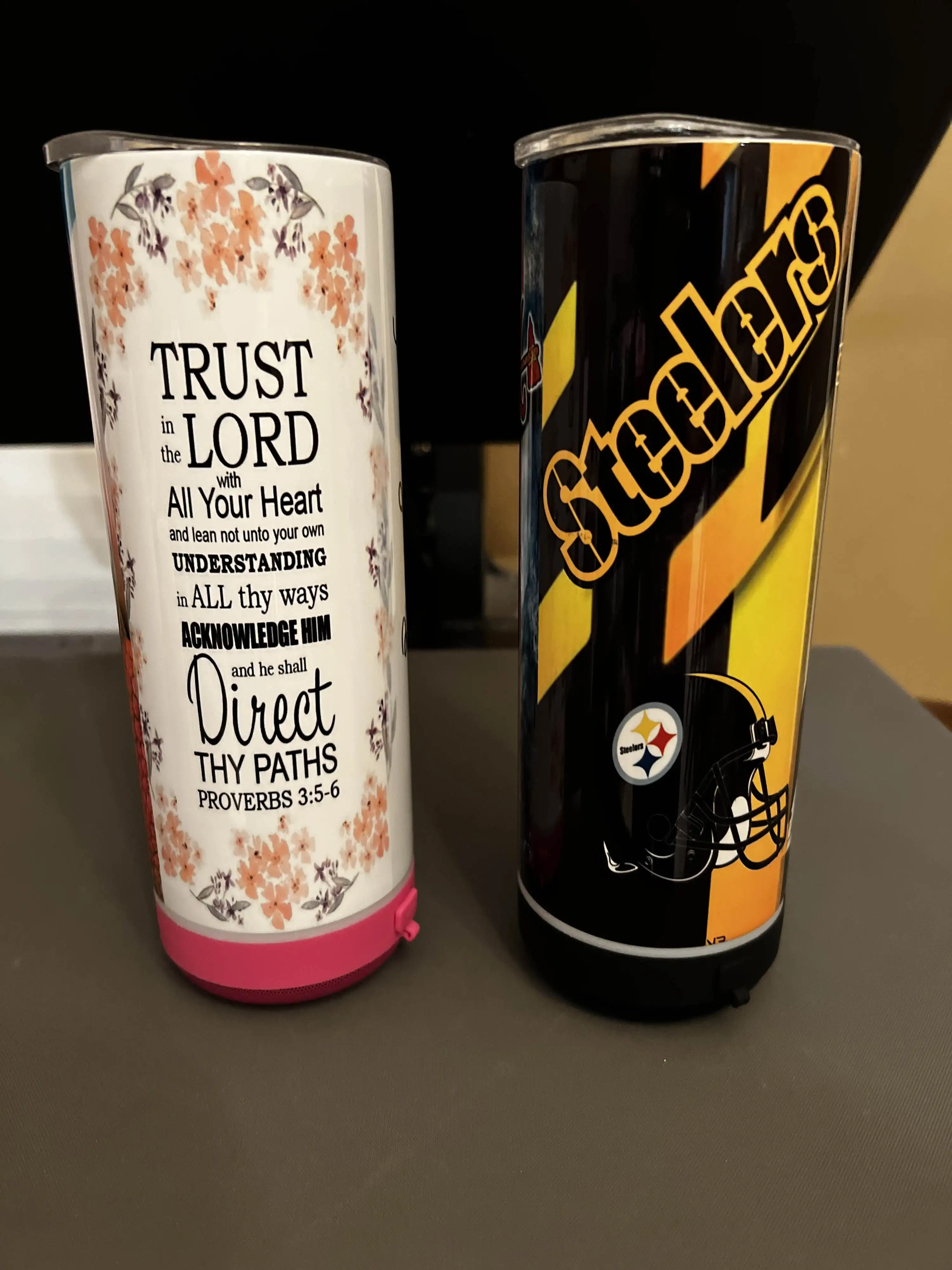 My diy Steelers cups  Yeti cup designs, Tumbler cups diy, Custom tumbler  cups