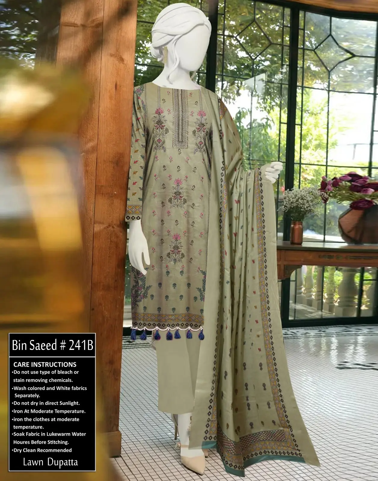 Maria B Pakistani Brand Dresses Embroidered Work Summer Lawn Collection ...