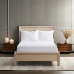 Wholesale Custom Hotel Bedroom Linen Mattress Protector Waterproof Zippered Cover