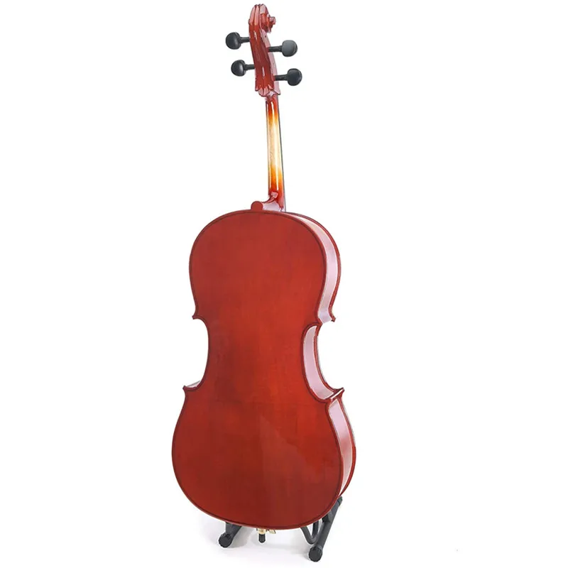 Full Size Cello Kit With Soft Case,Bow & Rosin Musical Instrument For