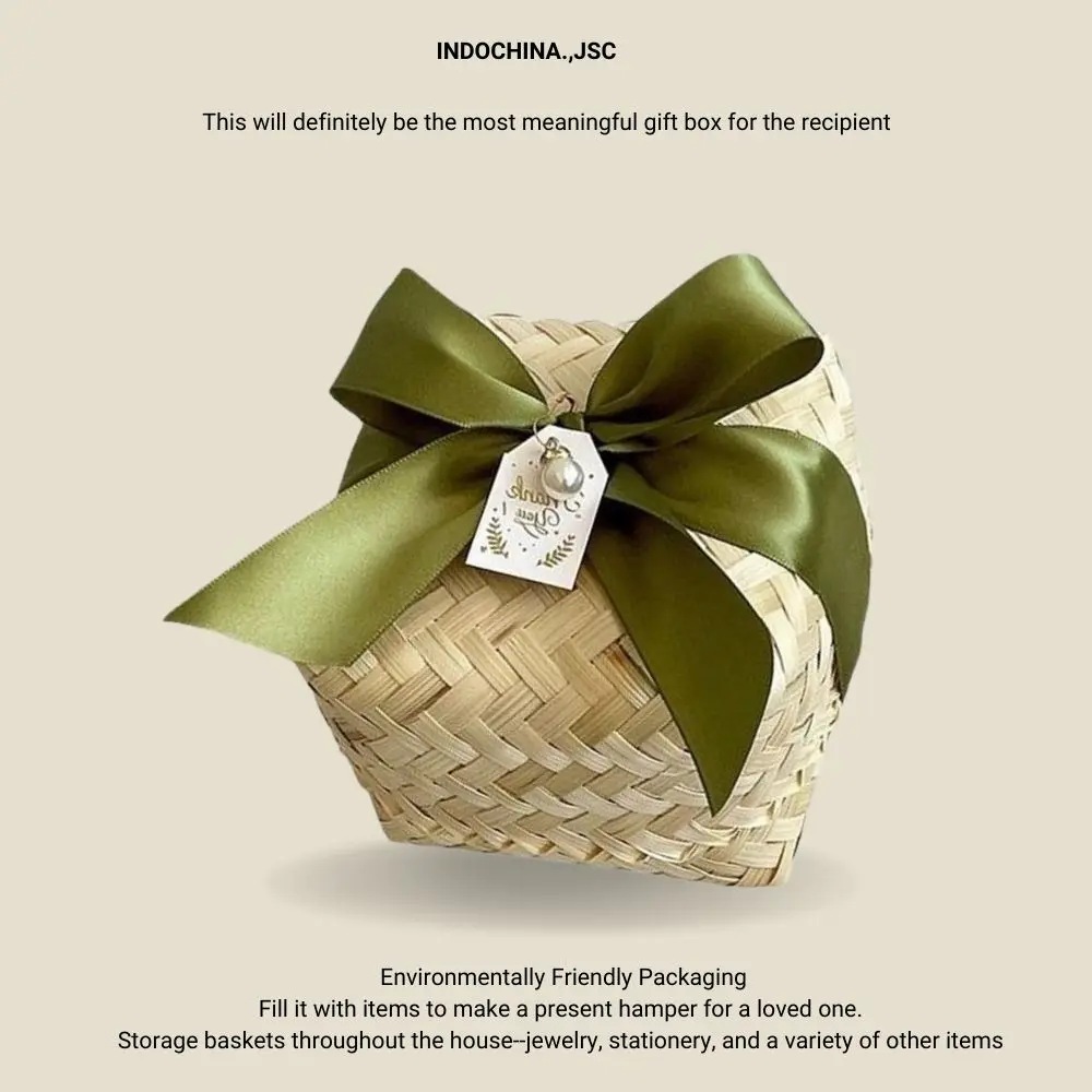 Eco Friendly Gift Box For Present / Candy Boxes Basket For Wedding Made