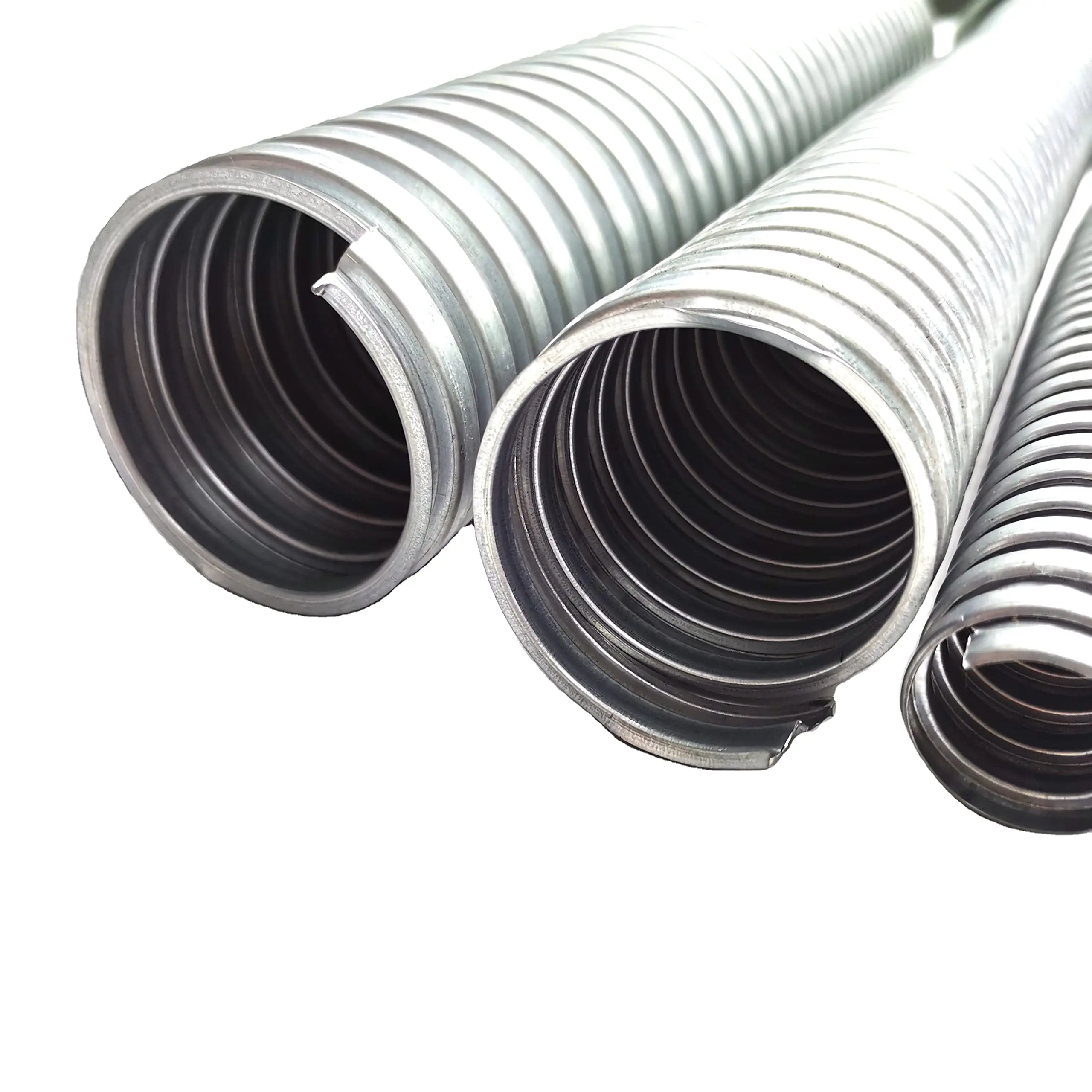 Gi Flexible Conduit Galvanized Steel Interlock Exhaust & Conveying Hose