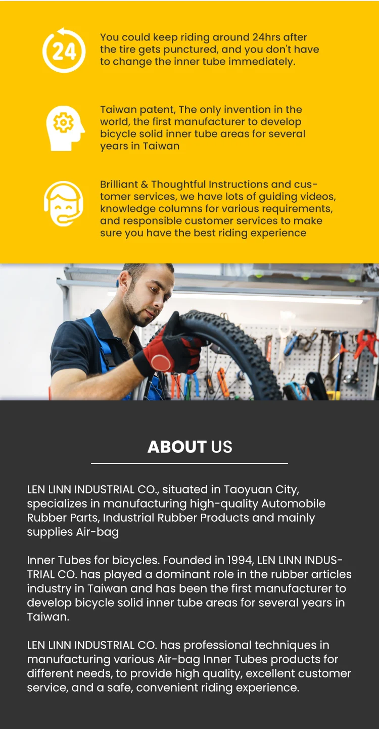 Bike Inner Tube For Mtb Mountain Road Bicycle 700*28c,26*175 Epdm