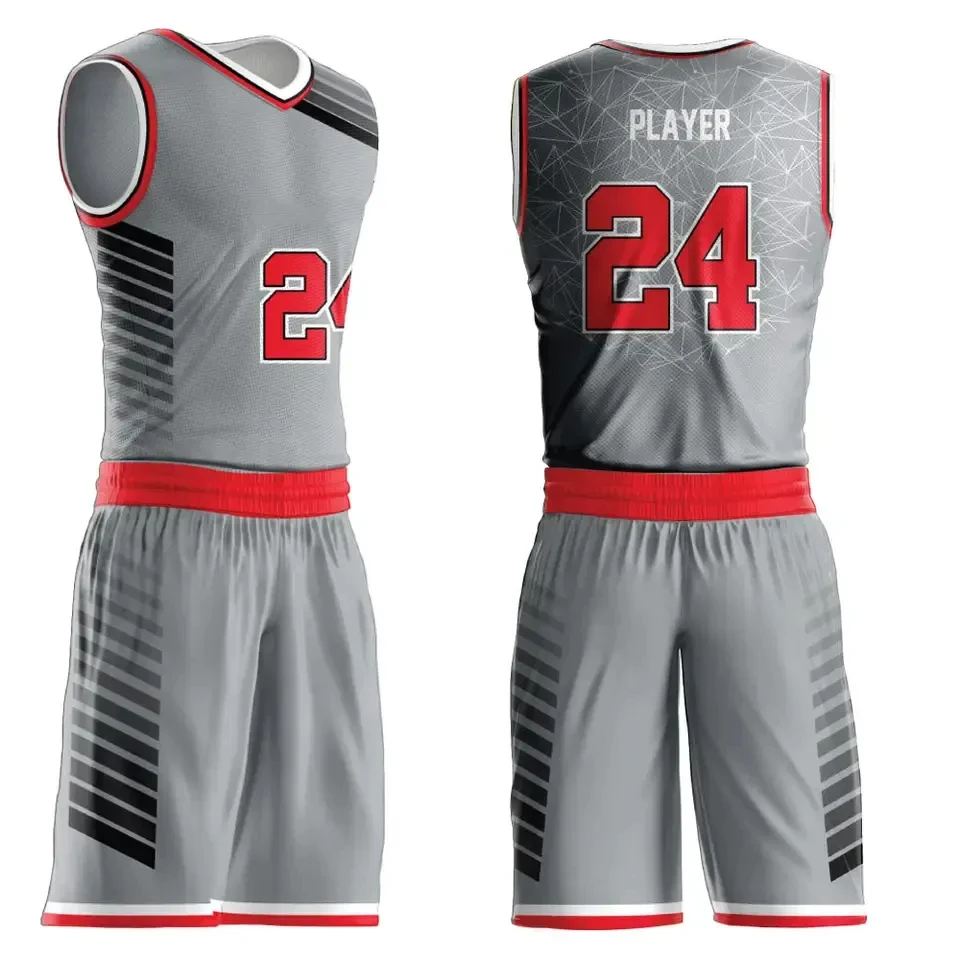 Мужской баскетбольный комплект с сублимационной печатью