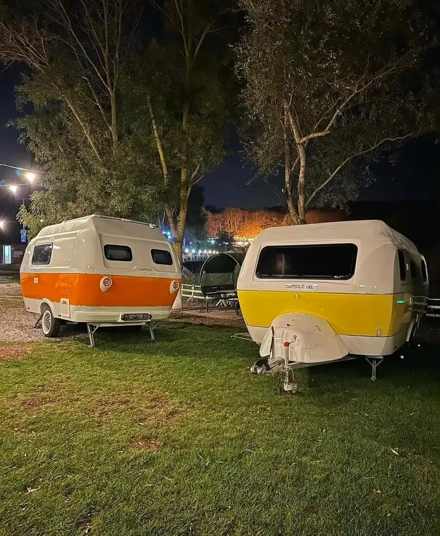 Teardrop Caravan Camping Travel Trailer with Tent for Sale to USA EUROPE SOUTH AMERICA USA