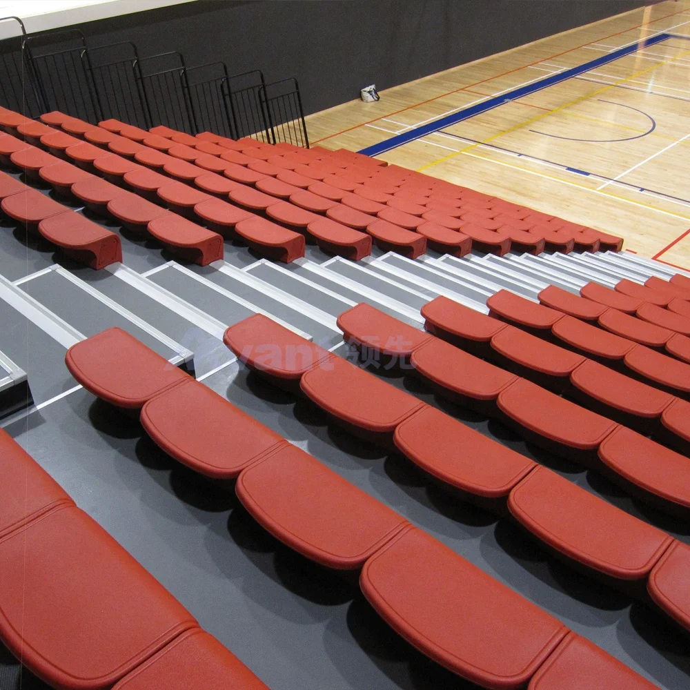 Avant Electrical Control Telescopic Grandstand Portable Tribune Stadium Bleachers Indoor Gym Mobile Retractable Seating System