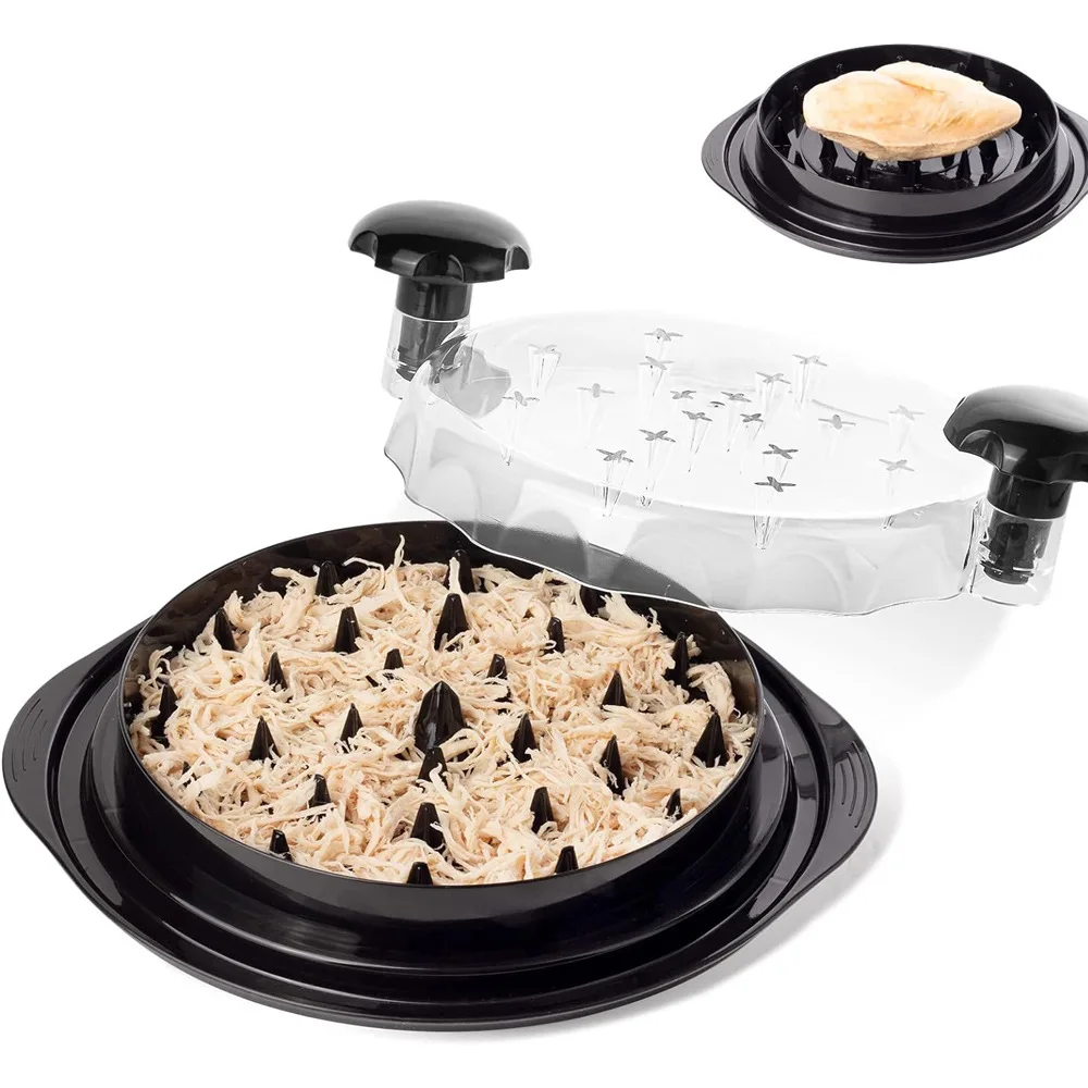 Multifunctional Chicken Breast Meat Separator, Meat Mincer, Food Supplement Tool, Transparent Cover, Chicken Shreds