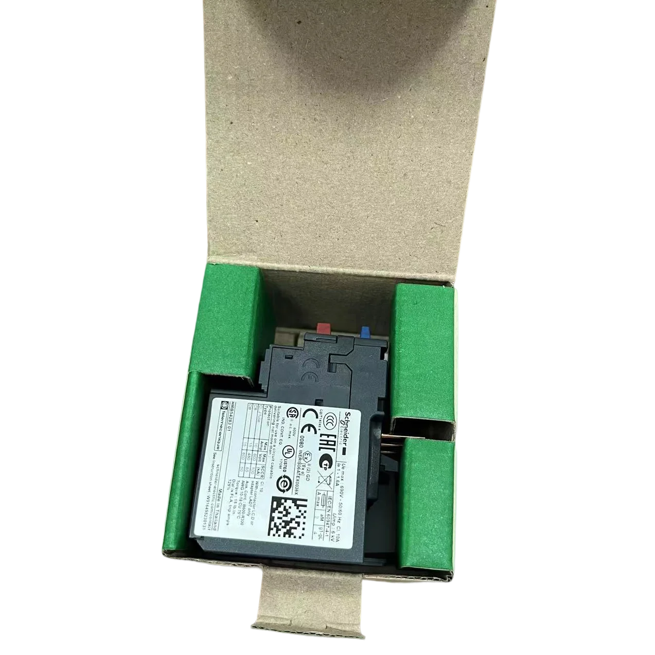 Relais De Surcharge Thermique Différentiel LRD06 1-1,6 A - 1 NO + 1 NC - À Pince à Vis - Protection Moteur Électrique