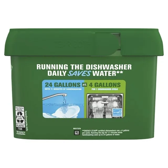 Cascade Complete Pods,Action Pacs Dishwasher Detergent,Fresh,59 Ct