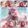 Cartoon Anime Girl Mouse Pad