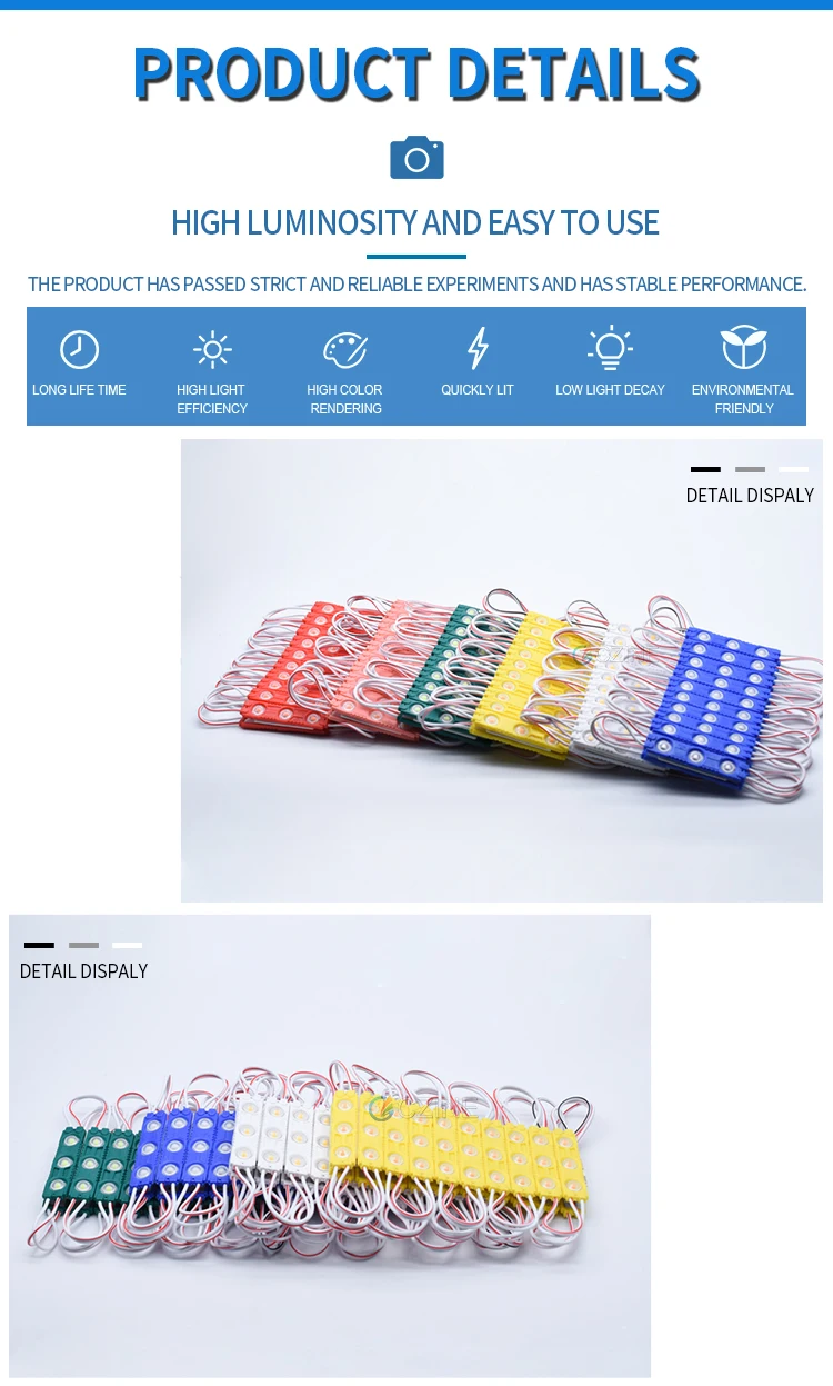 High Power 12v 3 Leds Outdoor 2835 Sign Module Smd 2835 Light Box Led ...