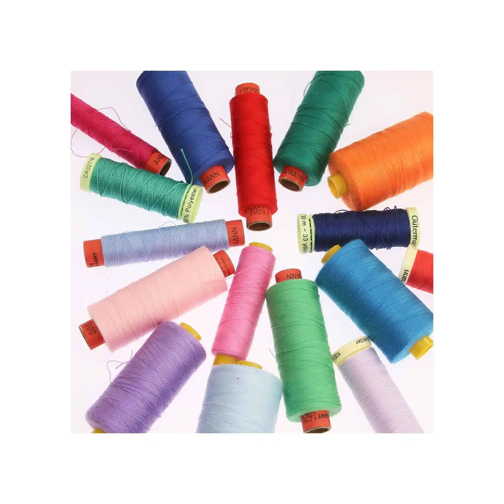 Black Weaving Thread 100% Polyester For Making Wig Sewing Hair Weft ...