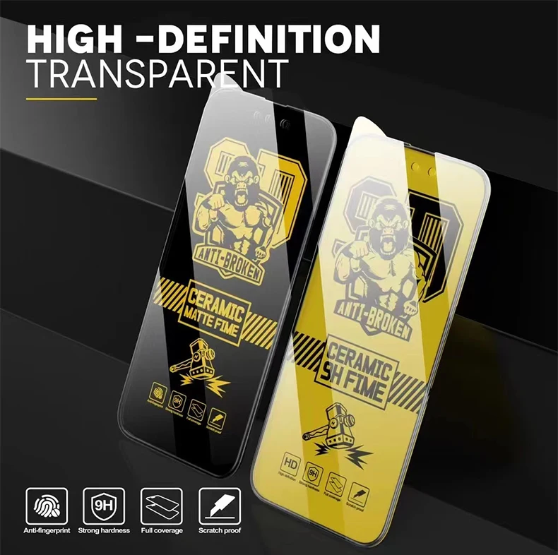 Ceramic Screen Protector For Iphone14 13 Pro Max Antibroken Mobile