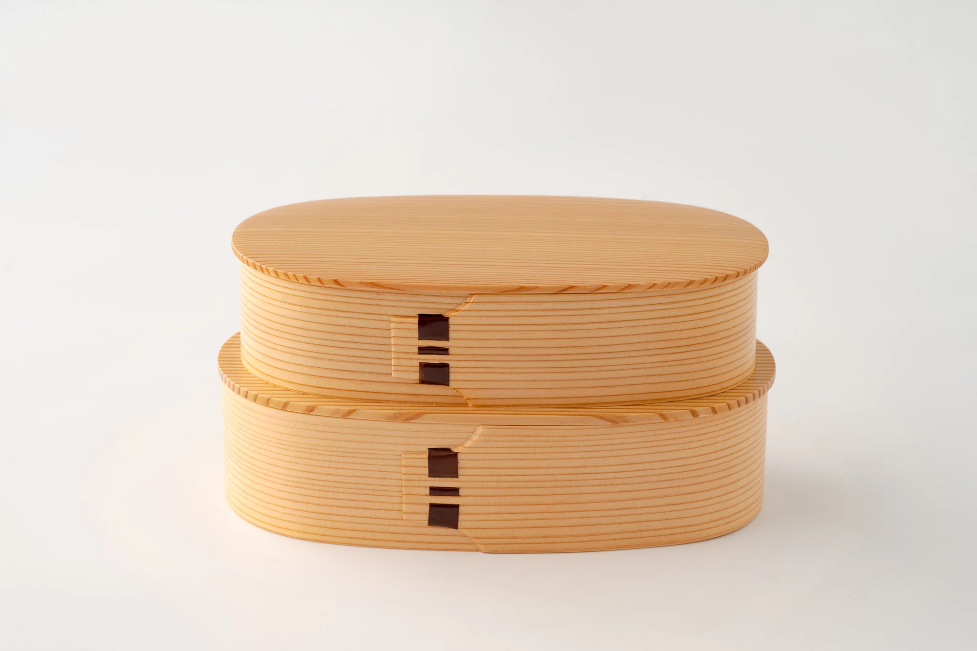 Dual Tier Japanese Bento Custom Lunch Box Lunchbox Wooden Handmade ...
