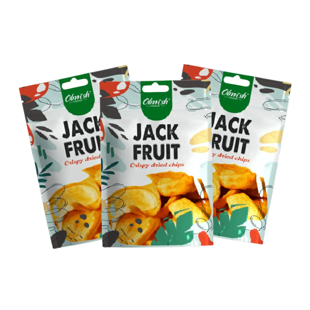 Jackfruit Crispy Dried Chips Packing 500g Instant Dried Fruit Chips