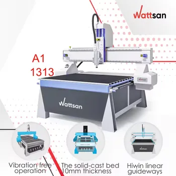 Wattsan A1 1313 Vacuum Table CNC Router Machine 1.5kw 2.2kw 3kw DSP A11 CNC ROUTER 1313