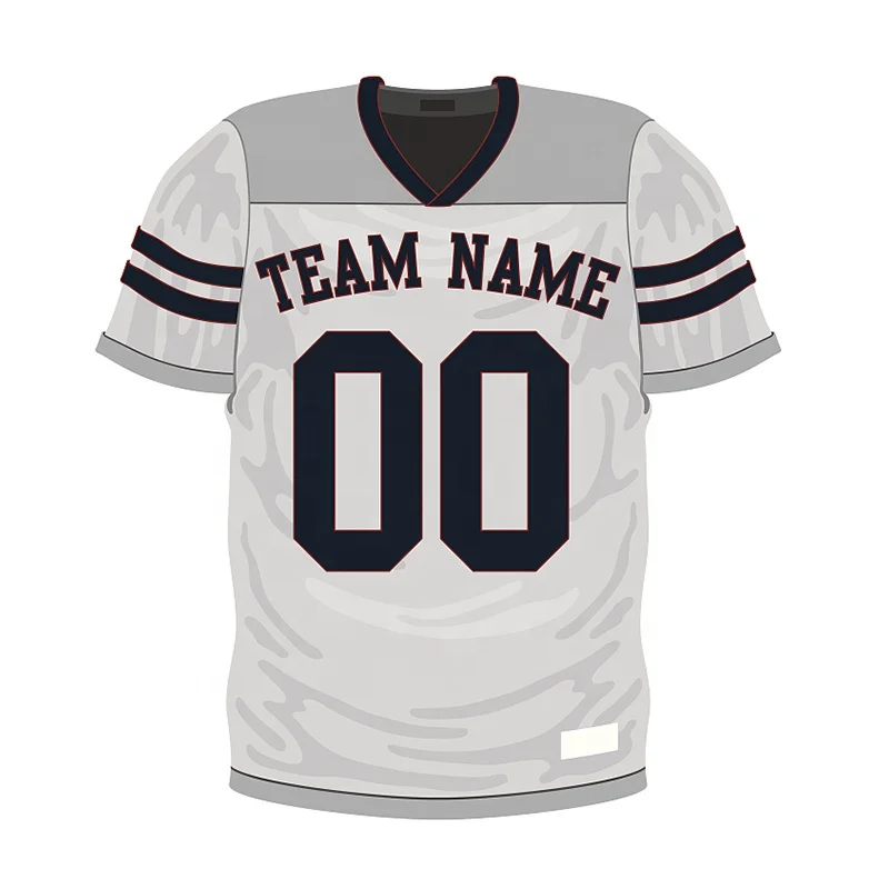 Design Your Own Logo Team Name Sublimated Print Made American Football Jersey Mesh Uniform Shirts