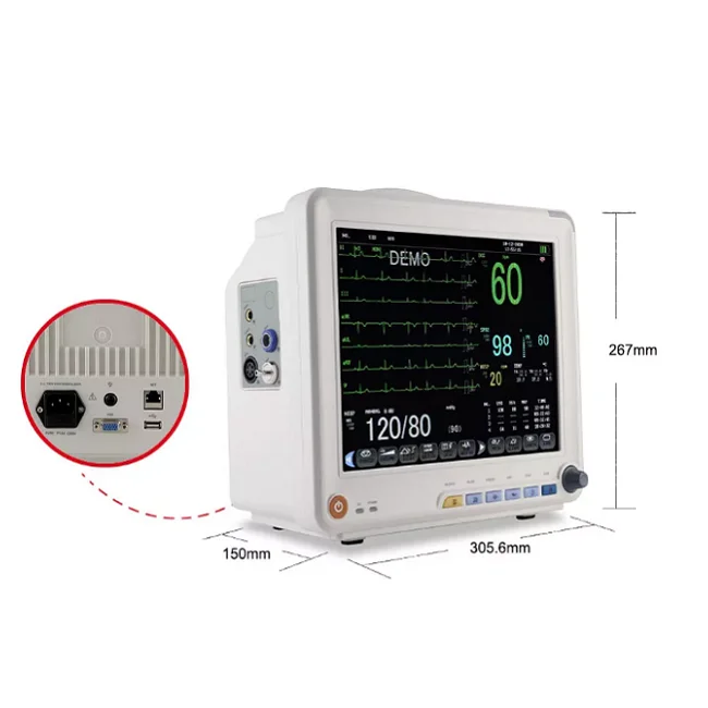 Multi parameters Portable Veterinary Vet Vital Sign Monitor